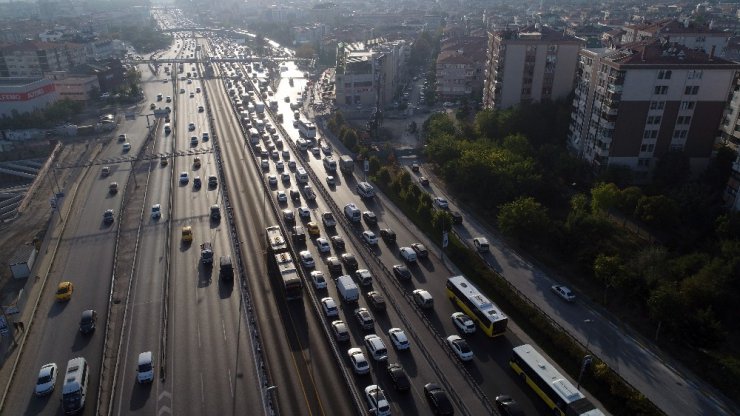 İstanbul’da trafik yoğunluğu