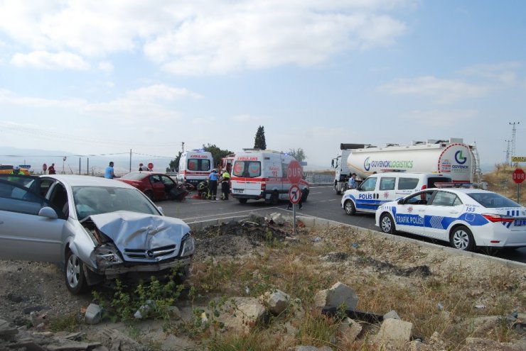 Tekirdağ’da trafik kazası: 5 yaralı