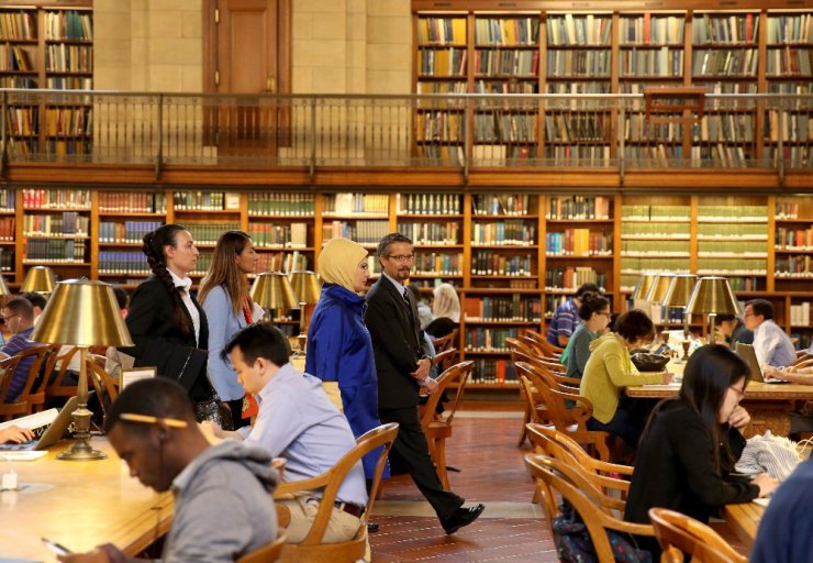 Emine Erdoğan, New York Public Library’i ziyaret etti