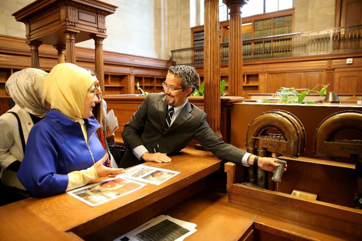 Emine Erdoğan, New York Public Library’i ziyaret etti