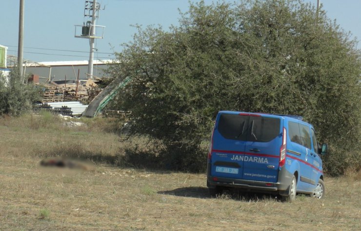 Fabrikaların arasındaki boş arazide ceset bulundu