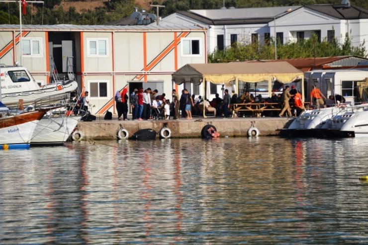 Ayvalık’ta 72 Suriyeli mülteci yakalandı