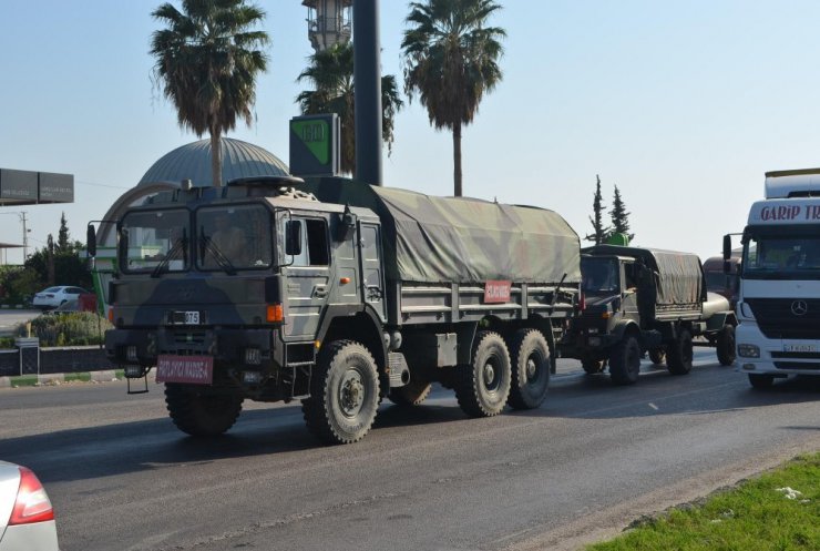 Hatay’da askeri araç sevkiyatı