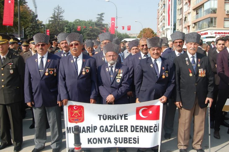 Konya’da 19 Eylül Gaziler Günü dolayısıyla anma programı düzenlendi