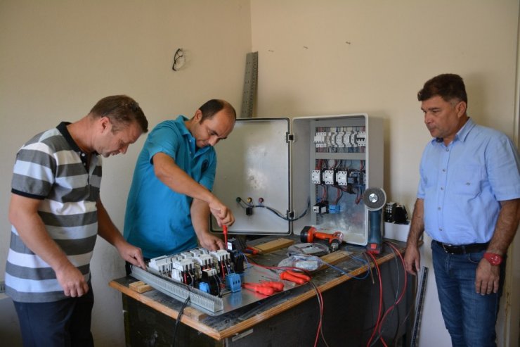 Kesintisiz içme suyu için elektrik panoları yenileniyor