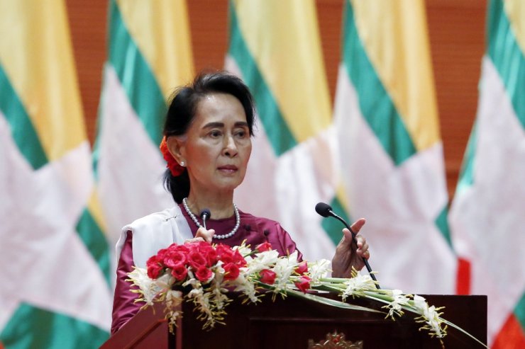 Myanmar lideri Suu Kyi "insan hakları ihlallerini" kınadı