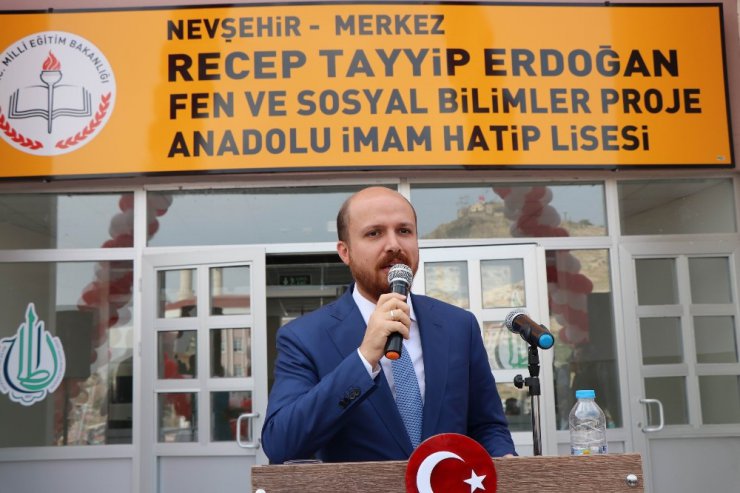 Bilal Erdoğan, Nevşehir’de Recep Tayyip Erdoğan İmam Hatip Lisesi açılışına katıldı