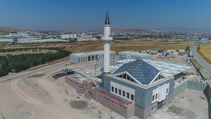 Çimşit Mezarlığı Camii ekim sonunda açılacak