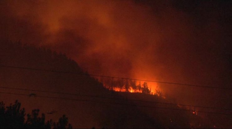 Karabük’teki orman yangını devam ediyor
