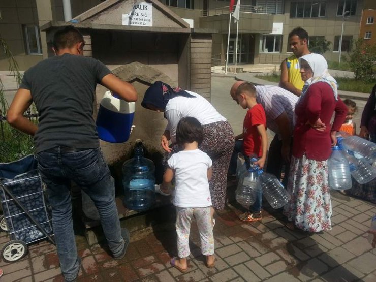 Giresun’un Espiye ilçesinde 3 gündür sular akmıyor