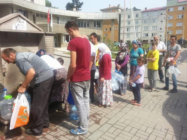 Giresun’un Espiye ilçesinde 3 gündür sular akmıyor