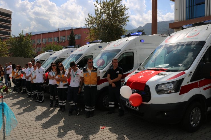 Manisa’da 5 yeni ambulans hizmete girdi