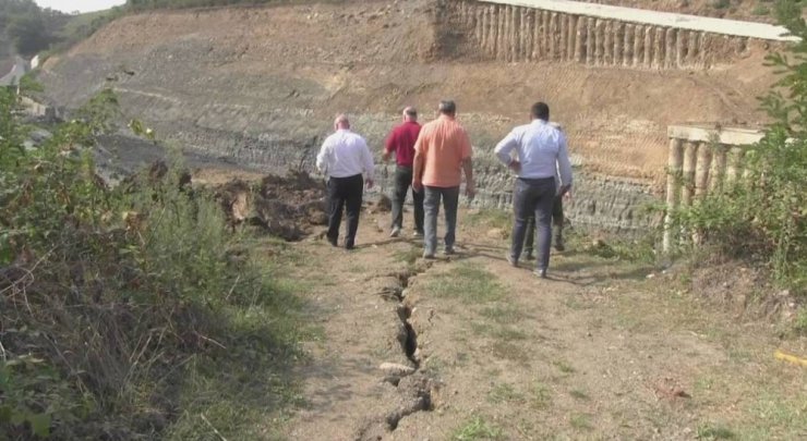 Ordu Çevre Yolu’na heyelan engeli