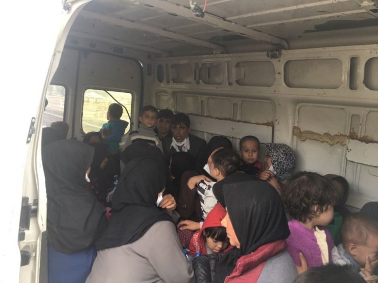 Doğubayazıt’ta 62 Afgan göçmen yakalandı