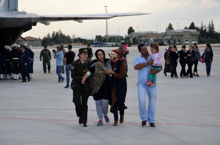 Konyalı şehitlerin cenazeleri memleketlerine getirildi