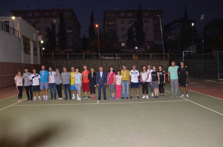 Bilecik’te Veteran Çiftler Tenis Turnuvası yapıldı