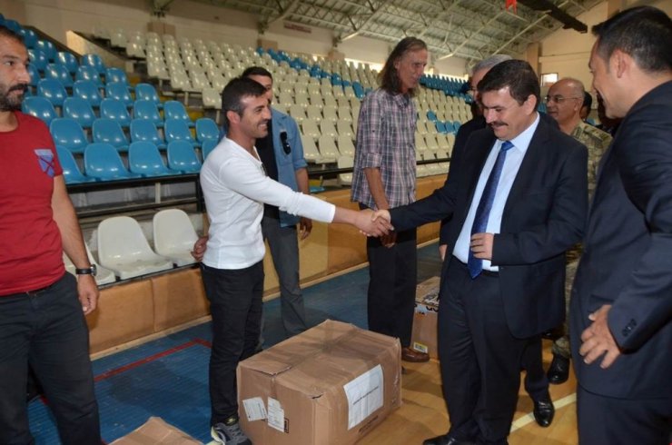 Erzincan da 66 spor klubüne malzeme dağıtımı