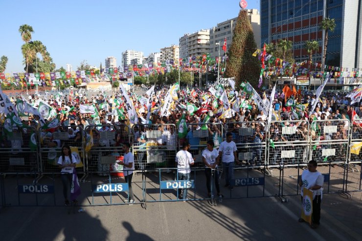 HDP’den Adana’da ‘Adalet, Vicdan ve Demokrasi’ mitingi