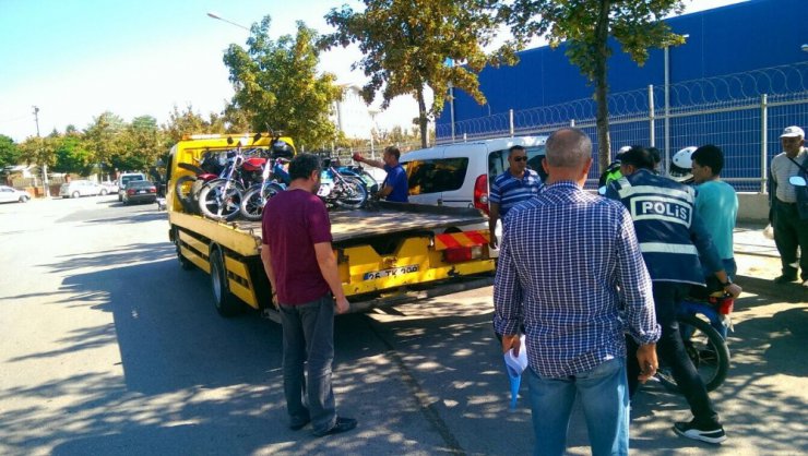 Eskişehir’de motosikletlilere yönelik operasyon