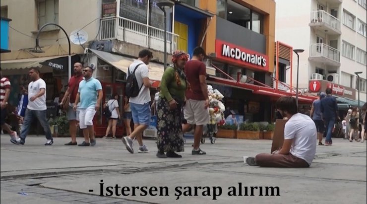 İzmir’de ilginç sosyal deney