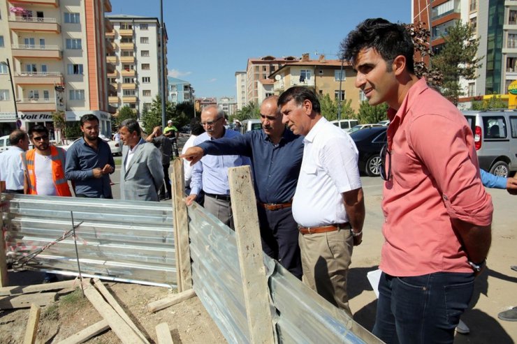 Stadyum bölgesine üst geçit yapılıyor