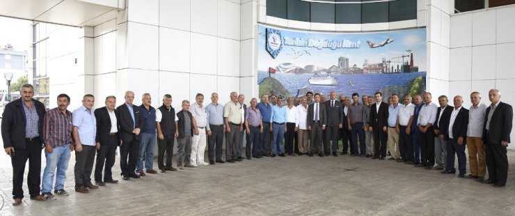 Başkan Togar muhtarlarla istişare yaptı