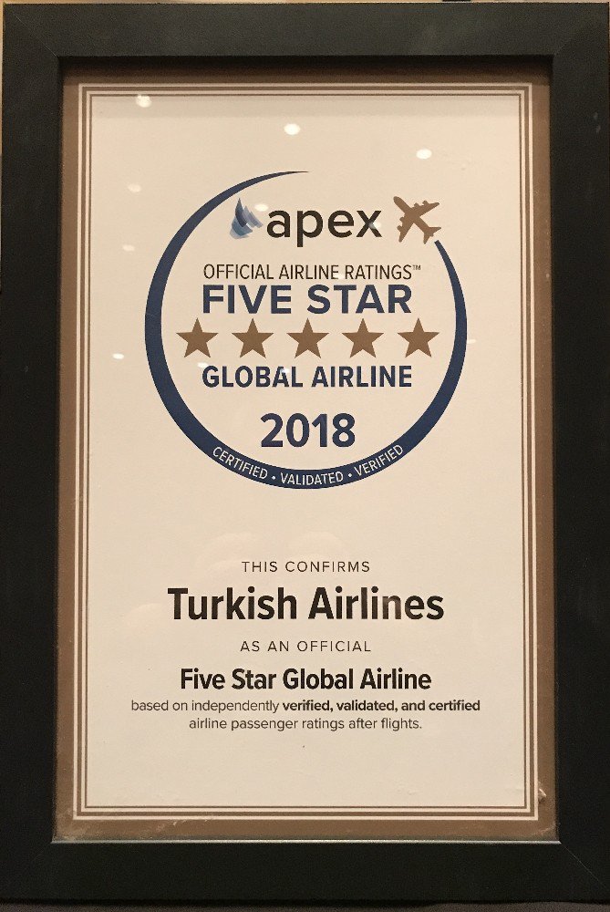 Türk Hava Yolları’na beş yıldızlı havayolu ödülü