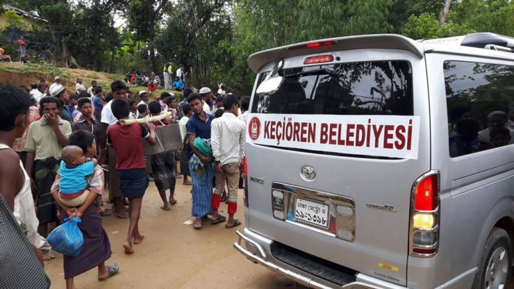 Arakanlı Müslümanlara ulaşan tek belediye