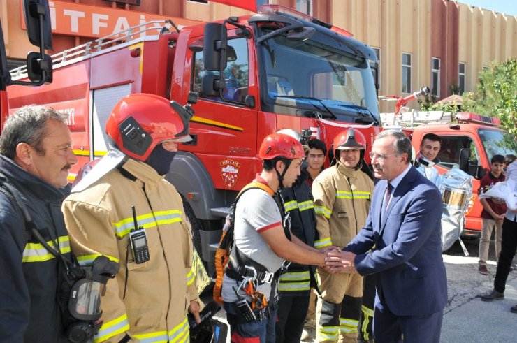 KSO Başkanı Kütükcü’den itfaiyecilere ziyaret