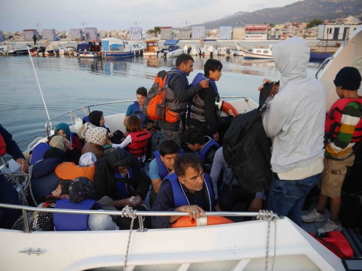 35 kaçak göçmen yakalandı