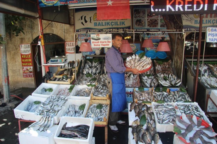 Kilis’te balık satışlarına yoğun ilgi