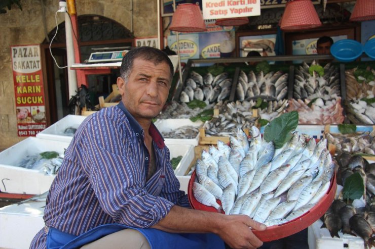Kilis’te balık satışlarına yoğun ilgi