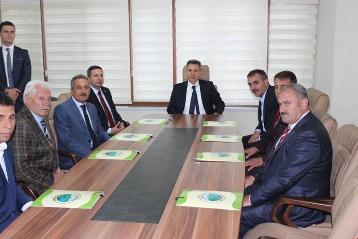 Vali Elban, Belediye Başkanları ile bir araya geldi