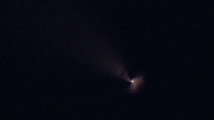 Yüksekova’da gökyüzünde esrarengiz cisim